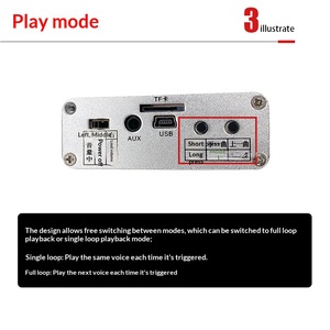 Timbre con Avisador de Voz y Recordatorio Antiepidémico, Sensor Infrarrojo, Grabación Personalizable, Dispositivo de Bienvenida JQ-308 - Product Image 5