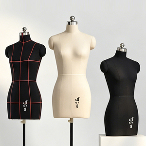 Maniquí de Sastre Económico, Medio Cuerpo Femenino Ajustable, para Confección de Vestidos, Talla Japonesa, para Sastre y Alta Costura - Product Image 6