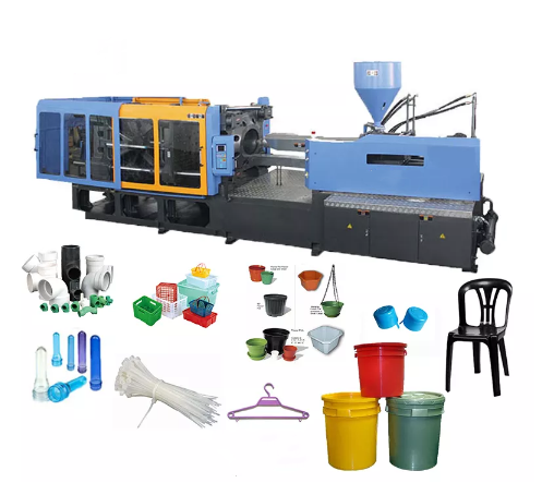 Машина для литья под давлением для изготовления бутылок из ПЭТ-преформ/мобильной задней крышки