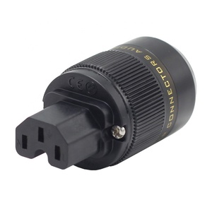 <span class=keywords><strong>Prise</strong></span> d'alimentation Audio Fever en laiton cuivre pur plaqué or personnalisable HI-FI style américain et européen pour un usage industriel - Product Image 5
