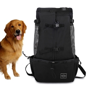 Bolsa de Transporte Transpirable <span class=keywords><strong>para</strong></span> <span class=keywords><strong>Perros</strong></span> Grandes, <span class=keywords><strong>Mochila</strong></span> Ajustable <span class=keywords><strong>para</strong></span> Golden Retriever y Bulldog, Bolsas de Viaje <span class=keywords><strong>para</strong></span> Mascotas, Productos <span class=keywords><strong>para</strong></span> Mascotas - Product Image 1