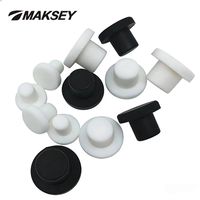 Bouchons coniques en caoutchouc silicone MAKSEY, capuchons en silicone pour l'étanchéité et la protection contre la poussière, rondelles et joints en silicone de qualité alimentaire, bouchons de trou