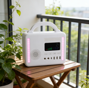 Estación de Energía Portátil para Exteriores de 192WH/384WH, Banco de Baterías Recargable de Iones de Litio con Salida TIPO-C, Fuente de Energía con Panel Solar - Product Image 3