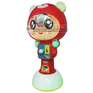 Hot sales kids making red color candy machine arcade game candy game machine