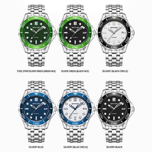 Reloj de Pulsera Mecánico para Hombre SANDA 5604, Bisel Giratorio, Luminoso, Calendario, Resistente al Agua, Reloj de Moda Premium - Product Image 3