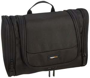 Bolsa de almacenamiento de viaje portátil negra Simple muestra gratis, neceser portátil para hombre, bolsas de inodoro impermeables de tela Oxford - Product Image 5