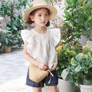 Beautiful White Girls Sleeveless <b>Compression</b> Child Night Shirts - Product Image 3
