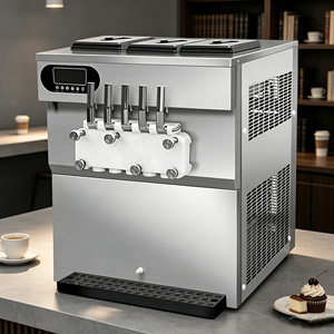 Macchina per Gelato Soft Serve Commerciale con Funzioni per Snack <span class=keywords><strong>Bar</strong></span> e Caffetterie - Product Image 5