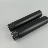 BB crème de fond de teint anti-cernes crème solaire crème pour les yeux sérigraphiée vide tube en plastique noir bouchon à vis 80ml 100ml