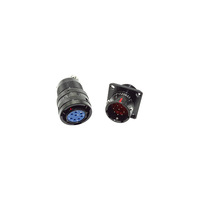 MJE Mâle Femelle Aviation Plug Adaptateur Y11-1208ZJ Prise Circulaire Connecteur Électrique Étanche Noir Utilisation Automobile