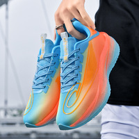 Nouvelles baskets de sport respirantes pour hommes, légères, avec plaque en carbone, pour la course à pied, souples et confortables, pour étudiants et adolescents