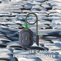 Adaptateur audio durable USB-C à C séparateur de casque tout nouveau état alimentation de sortie cc pour ordinateur portable téléphone portable USB C Hub
