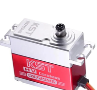 Servomoteur sans noyau KST DS725MG HV, couple de 18 kg, vitesse de 0,07 sec, 8,4 V, boîtier en aluminium CNC pour contrôle d'hélicoptère RC, utilisation en gros