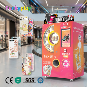 เครื่องพิมพ์เคสมือถืออัตโนมัติ Funkyplay Smart พร้อมบริการตัวเองตลอด 24 ชั่วโมง รองรับการปรับแต่งด้วย UV และ SDK - Product Image 1