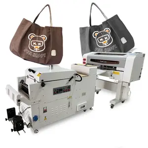 T-shirt d'imprimante à jet d'encre continue au meilleur prix i3200 Machine d'impression DTF 30CM avec système de circulation d'encre blanche
