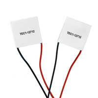 Module de refroidissement thermoélectrique Peltier TEC1-12712 40*40 50*50MM, tablettes de réfrigération semi-conductrices, dissipateur thermique, module Peltier TEC