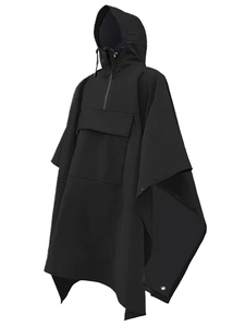 Outdoor Modern Simple Waterproof <b>Raincoat</b> Climbing Ultra-light Cam Hiking Tee-in-One Can Be Used As Tent Mat GTX Material - Product Image 6