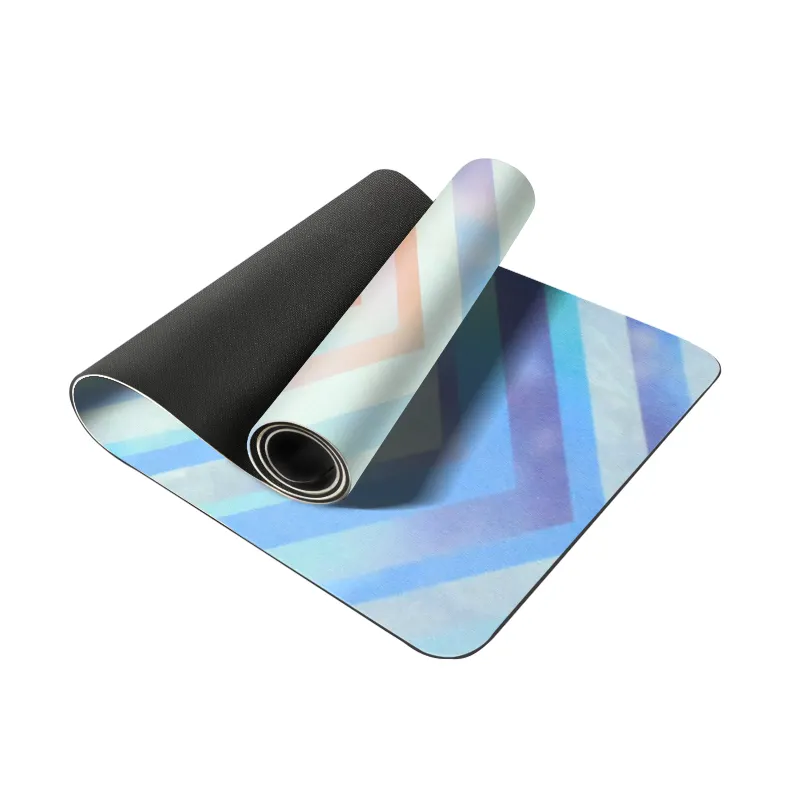 Eco Friendly Natural Rubber exercise pu yoga mat wholesale gym fitness mats pu leather yoga mat