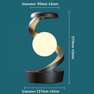 Lampe de nuit moderne RVB USB-Type C Chargeur <span class=keywords><strong>sans</strong></span> <span class=keywords><strong>fil</strong></span> à <span class=keywords><strong>suspension</strong></span> rotative <span class=keywords><strong>rechargeable</strong></span> avec batterie d'alimentation - Product Image 6