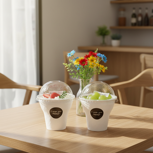 Etpack ถ้วยไอศกรีม300มล. กันน้ำ, ถ้วยกระดาษใช้แล้วทิ้งย่อยสลายได้ถ้วยย่อยสลายได้ใช้แล้วทิ้งย่อยสลายได้ย่อยสลายได้ - Product Image 3