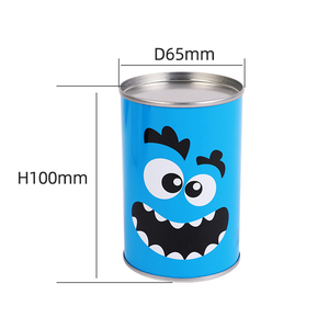 Đầy màu sắc 10 cái thiết lập của vòng hình dạng tinplate hộp quăng trò chơi hộp thiếc - Product Image 5