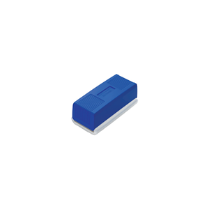 Borrador de pizarra magnético WBE-S WBEH-M WBEH-L con captura de polvo, estuche de plástico PS reciclado, tamaños S, M, L, varios tamaños - Product Image 1