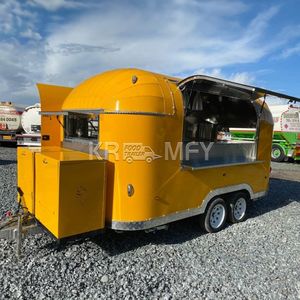 2025 Bar OEM Mobile Bbq Remolques rápidos Camión de comida totalmente equipado con cocina completa a la venta - Product Image 6