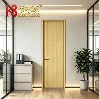 Portes intérieures modernes en bois massif composite MDF mélaminé polymère, isolation phonique, construction durable, garantie 1 an, pour salle à manger et appartement