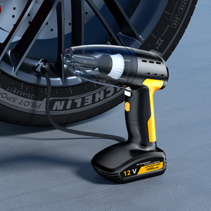 Portable Cordless Vacuum <b>Cleaner</b> 12V Lithium Battery Air Compressor Multi-functional Car Cleaning Tool - Product Image 3