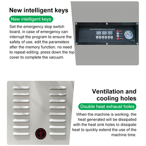 DZ-400 Bán buôn giá thấp thương mại duy nhất buồng thực phẩm ướt khô công nghiệp niêm phong thực phẩm thịt niêm phong máy đóng gói chân không - Product Image 5