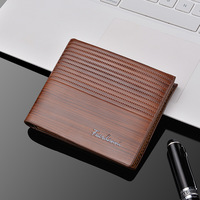 Dompet kulit pria 2023 dompet desain lipat dua mewah merek dompet koin ritsleting dompet tempat kartu bisnis