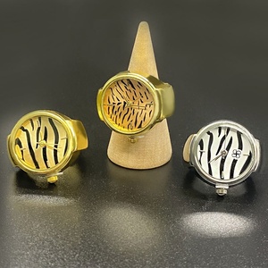 Relojes de Anillo Personalizados con Etiqueta Privada, Estilo Punk Vintage, Cuarzo, Acero Inoxidable, Correa Elástica, Mini Reloj de Dedo para Hombre y Mujer - Product Image 1