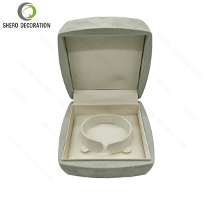 Emballage de bijoux de luxe en daim en gros, boîte d'emballage pour bague, bracelet, collier, boucles d'oreilles, emballage de bijoux personnalisé - Product Image 6