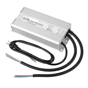 Controlador LED de 12V 500W, Fuente de Alimentación Impermeable, Transformador de Bajo Voltaje de 110V/130V CA a 12V CC 41.7A, IP67, para Iluminación Exterior de Hoteles - Product Image 1