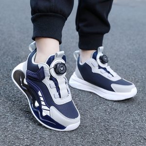 <span class=keywords><strong>Scarpe</strong></span> Sportive con Suola Morbida in EVA Traspirante, Design Casual con Cinturino a Fibbia per <span class=keywords><strong>Basket</strong></span> e Fitness, Sneaker Unisex per Bambini e Ragazzi in Cotone - Product Image 4