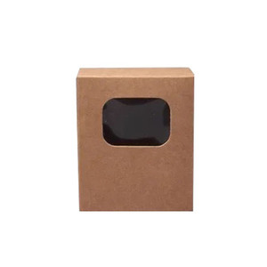 Tùy chỉnh cứng nhắc có thể gập lại giấy xà phòng hộp Kraft hộp với cửa sổ - Product Image 5