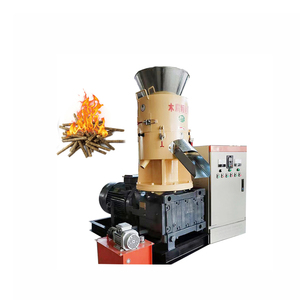 Machine à fabriquer des granulés de bois à matrice plate multifonctionnelle et personnalisable avec moteur électrique, haute capacité, haute qualité - Product Image 1