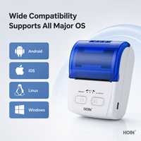 Imprimante thermique de reçus OEM personnalisée 203 dpi 58 mm multi-interface WIFI/USB/BT pour les points de vente, les magasins de loteries et les caisses de facturation quotidiennes