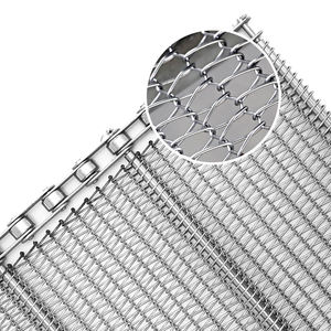 Sabuk anyaman keseimbangan kawat Spiral Tautan rantai baja tahan karat 304 harga rendah untuk pembeku, industri makanan & pengering - Product Image 6