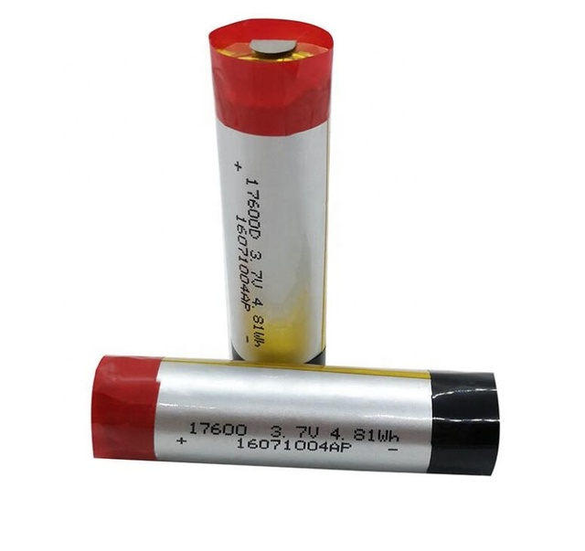 Factory Price 17600 1300mah Lithium Battery 3.7V
