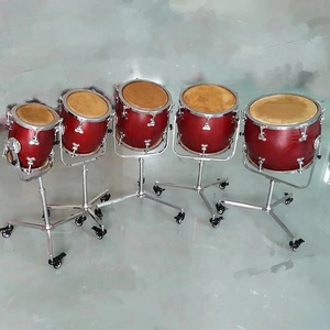 Instrumentos de Percusión Étnicos Profesionales de Cinco Notas, Juego de Timbales Acústicos Usados, en Oferta - Product Image 1