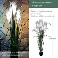 Lampe solaire LED extérieure en fibre optique, étanche IP65, DC 12V, en PVC, pour décoration de jardin, télécommande, angle de faisceau 360°, CRI élevé