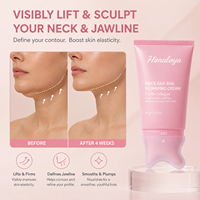 Crème anti-rides pour le cou en gros OEM, masseur Gua Sha, Volufiline 5% PDRN, collagène raffermissant, contouring, marque privée