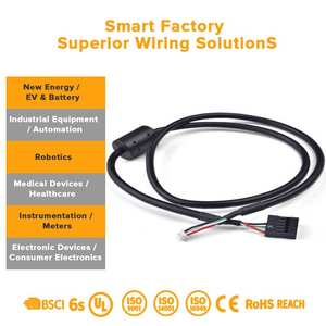 Arnés de cableado para robot con sensor Hall, cable de programación Delta VFD y cable coaxial para accionamientos de robots industriales - Product Image 3