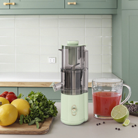 Exprimidor eléctrico portátil de masticación lenta de 200ml, Mini USB, extractor de jugo de fruta de prensa en frío inversa para uso doméstico en Hotel RV