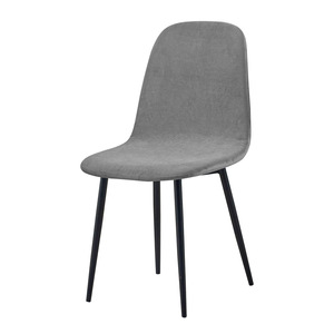 Chaise de salle à manger confortable en tissu velours au design moderne, sans accoudoirs, rembourrée et douce - Product Image 1