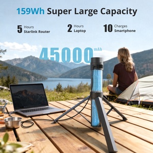 Batterie externe portable PM166S avec trépied pour Starlink Mini, 164,25 Wh, charge rapide PD 65 W, sortie DC 30 V, support de montage - Product Image 2