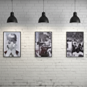 Tableau d'intérieur vintage Audrey Hepburn Tableau noir et mémo stylé - Product Image 1