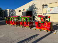 Jeux de carnaval de Noël Père Noël Mini train électrique Parc d'attractions Track Train à vendre