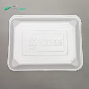 Customized Fresh Food Tray Disposable Recyclable Pet Foam Pork Beef Seafood Supermarket Packaging Tray